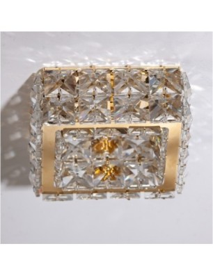 ESTER SQUARE 1 Złoty / kryształ