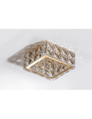 ESTER SQUARE 2 Złoty / kryształ