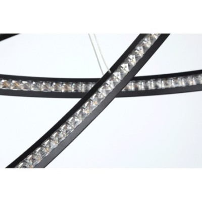 BRIGHTON 3  Czarny / kryształ