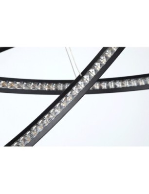 BRIGHTON 3  Czarny / kryształ