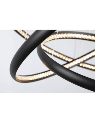 BRIGHTON 3  Czarny / kryształ