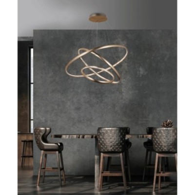 BRIGHTON 3  Złoty / kryształ