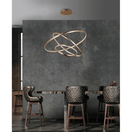 BRIGHTON 3  Złoty / kryształ