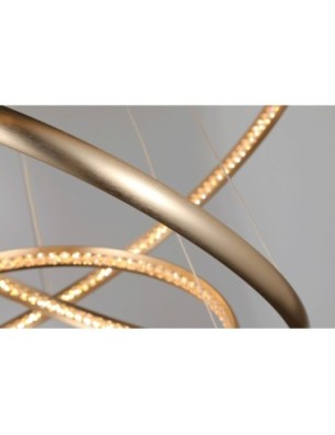 BRIGHTON 3  Złoty / kryształ