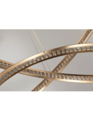 BRIGHTON 3  Złoty / kryształ