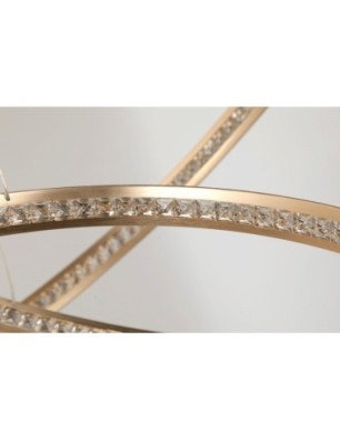 BRIGHTON 3  Złoty / kryształ