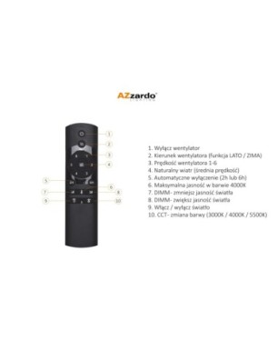 VENETI CCT + REMOTE CONTROL Czarny / Czarny