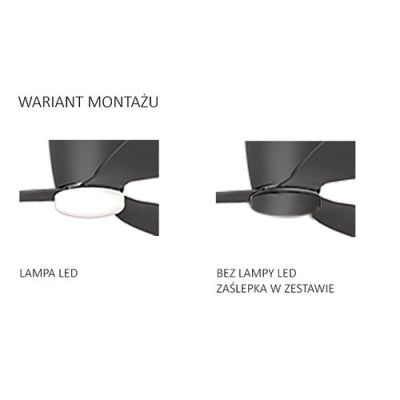 VENETI CCT + REMOTE CONTROL Czarny / orzech włoski 