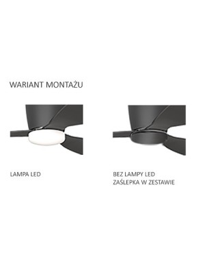 VENETI CCT + REMOTE CONTROL Czarny / drewno tekowe