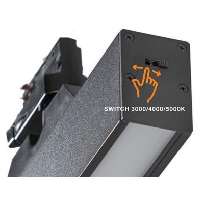 LINNEA 29 TRACK 3LINE 12W CCT Biały