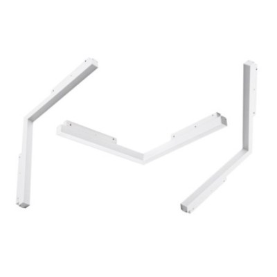 Alfa SAGA 30 TRACK MAGNETIC CORNER A  24W MILKY 120 Biały