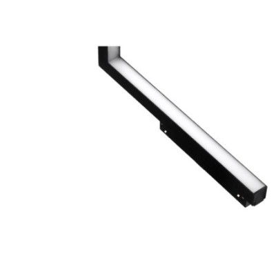 Lampa szynowa ALFA SAGA TRACK MAGNETIC CORNER B 24W 3000K Czarna