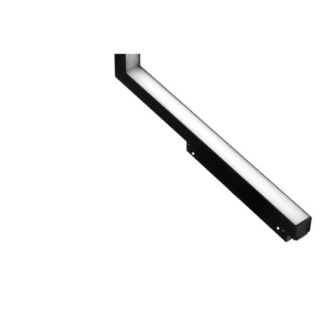 Lampa szynowa ALFA SAGA TRACK MAGNETIC CORNER B 24W 4000K Czarna