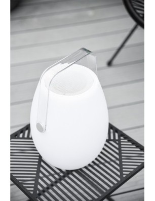 Lampa zewnętrzna z głośnikiem BOOMBOX MEDIUM + remote control