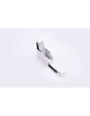 Alfa Złącze scienne L do szyny magnetycznej dwufazowej TRACK MAGNETIC 52 INNER CORNER90 Biały