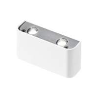 Ginno 2 Biały / Aluminium