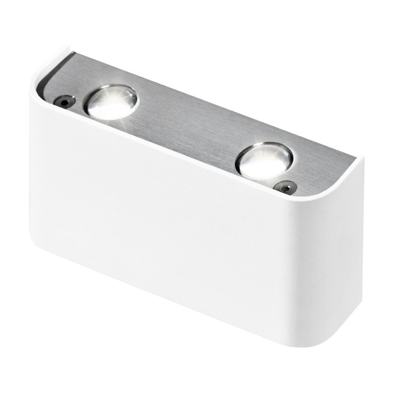 Ginno 2 Biały / Aluminium