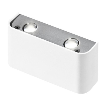 Ginno 2 Biały / Aluminium