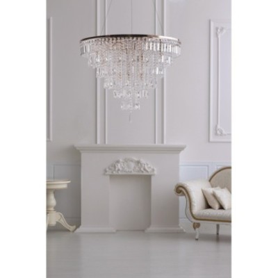 KALABRIA XL PENDANT Złoty / przezroczysty