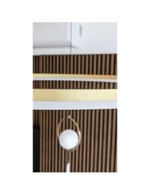 HALO PENDANT 100+80+60 CCT BK + REMOTE CONTROL Złoty