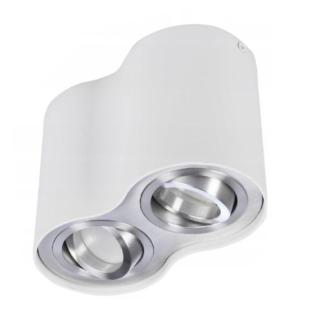 Bross 2 Biały / Aluminium