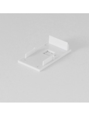 BETA TRACK MAGNETIC57 230V END CAP Biały