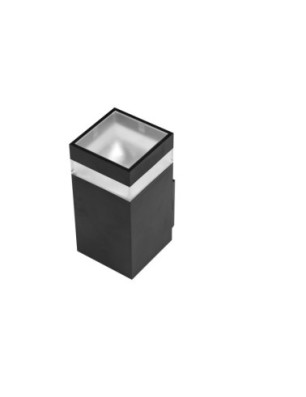 JASON SQ WALL IP65 BK Czarny