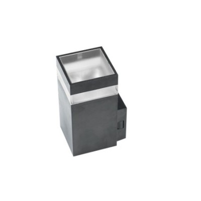 JASON SQ WALL IP65 BK Dark Gray