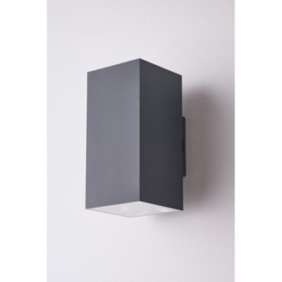 ROLAND 2 SQ WALL IP65 DGR Dark Gray
