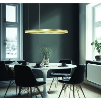 HALO PENDANT 120 CCT BK + REMOTE CONTROL Złoty