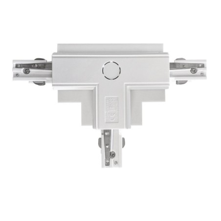 Zasilacz / złącze T prawe do szynoprzewodu podtynkowe TRACK 3LINE T CONNECTOR LEFT GIPS WH Biały