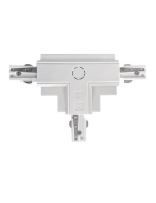 Zasilacz / złącze T prawe do szynoprzewodu podtynkowe TRACK 3LINE T CONNECTOR LEFT GIPS WH Biały