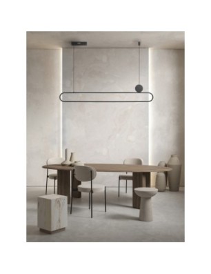 NICODEMO PENDANT CCT DIMM BK + REMOTE CONTROL