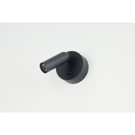 LUGANO ROUND WALL Czarny