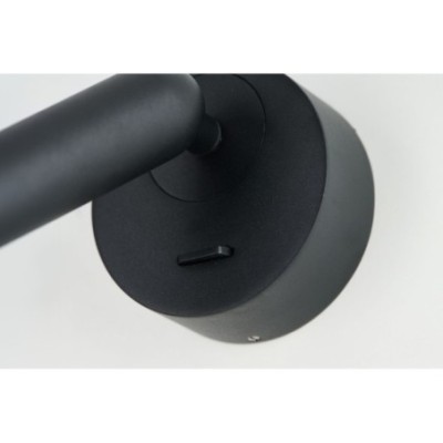 LUGANO ROUND WALL Czarny