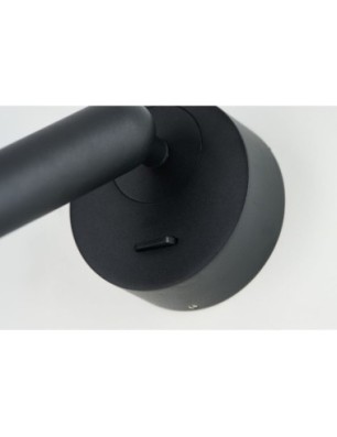 LUGANO ROUND WALL Czarny