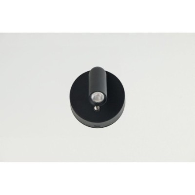 COMO ROUND WALL DIMM Czarny