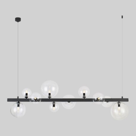 Komplet kloszy przezroczysty 10 BUBBLES GLASS SHADES SET 10 CLEAR