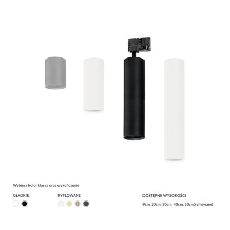 Baza LUCAS BASE TRACK 3 LINE GU10 Czarny