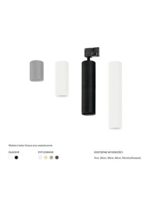 Baza LUCAS BASE TRACK 3 LINE GU10 Czarny