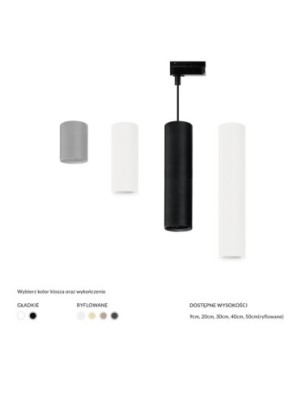 Baza LUCAS BASE TRACK 1LINE PENDANT GU10 Czarny