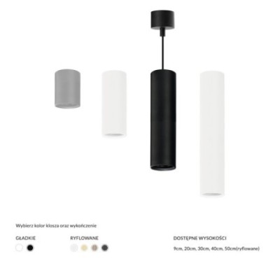 Baza LUCAS BASE 1R PENDANT GU10 Czarny