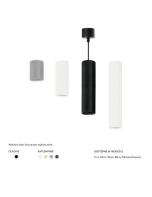 Baza LUCAS BASE 1R PENDANT GU10 Czarny