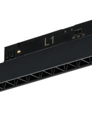 ALFA KIRA TRACK MAGNETIC 2LINE 24W CCT SWITCH DIMM BK