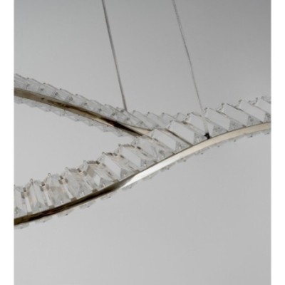 SPARK WAVES PENDANT 120 CCT DIMM + REMOTE CONTROL Chrom