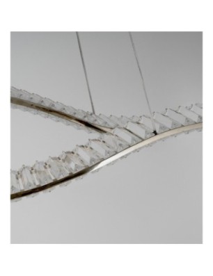 SPARK WAVES PENDANT 120 CCT DIMM + REMOTE CONTROL Chrom