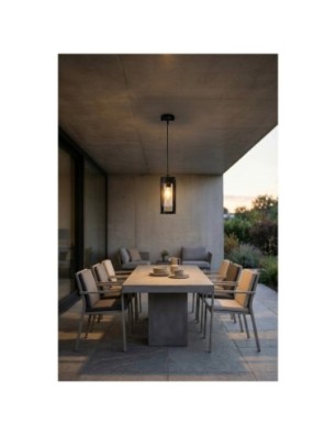 LANTERN PENDANT E27 IP54 BK