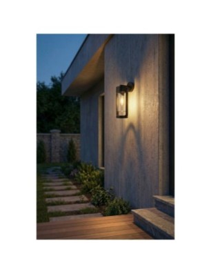LANTERN WALL E27 IP54 BK