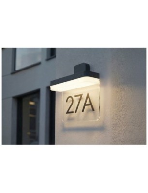 OPLO NUMBER WALL 3000K IP54 BK